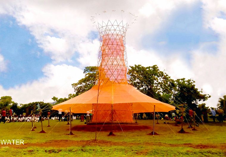 Warka Water, l’innovante tour en bambou qui transforme l’humidité en eau potable