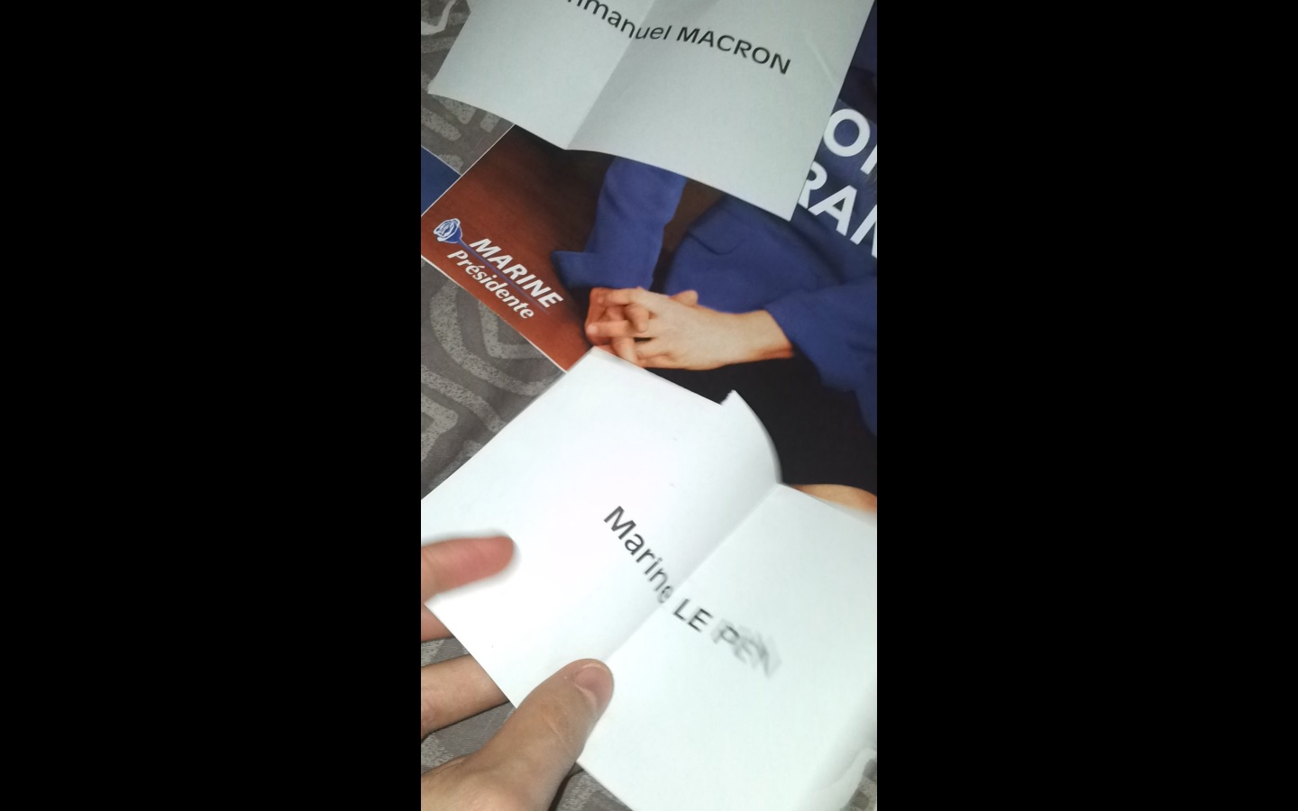 Bulletin reçu déchiré pour le second tour …