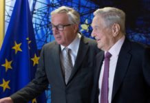Devant le Parlement européen, Nigel Farage dénonce la «véritable» ingérence : celle de George Soros