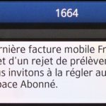 sms free 1664 rejet prelevement 2 euros 1