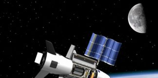 Bases multiples de la Lune et navettes spatiales militaires américaines comme programmes de couverture