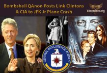 Qanon poste deux messages chocs impliquant les Clintons dans la mort de JFK jr.