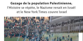 Gazage de la population Palestinienne, l’Histoire se répète, le Nazisme renait en Israël et le New York Times couvre Israël