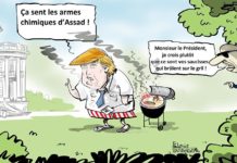 Ça sent le gaz en syrie : comment Donald Trump son monde.