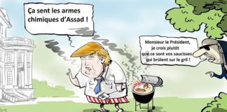 Ça sent le gaz en syrie : comment Donald Trump son monde.