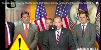 Les républicains annoncent la poursuite d’Hillary Clinton, Comey, Lynch et d’autres pour crimes