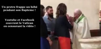 Un prêtre frappe un bébé pendant son Baptême !