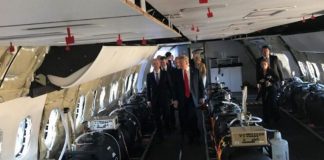 Donald Trump visite un avion Chemtrail et promet de mettre fin au programme. (vision d’un article controversé)