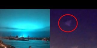 Énorme lumière bleue dans le ciel ce jeudi à New York !