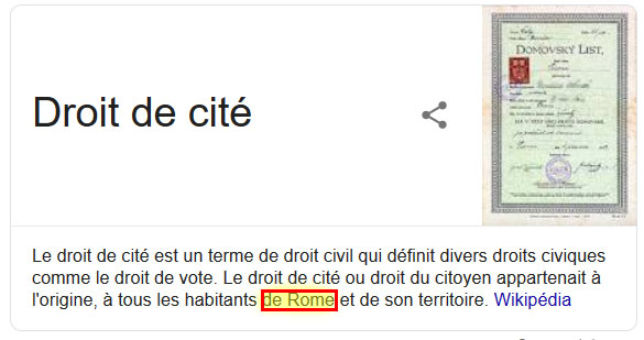 DOL... Acte de naissance, citoyenneté, impôts... tout part d'un