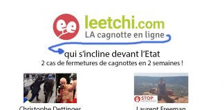 2ème cagnotte Leetchi bloquée par le gouvernement