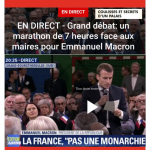 grand de bat national macron giletsjaunes