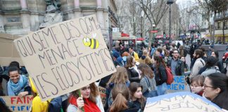 Paris : des étudiants se mobilisent pour une manifestation massive contre le changement climatique