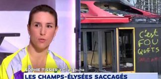 Sophie Tissier, Gilet jaune : “Qu’est-ce qu’on en a à faire que le Fouquet’s ait cramé”