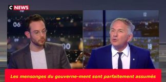 Les mensonges du gouverne-ment sont parfaitement assumés