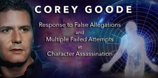 Réponse aux fausses allégations et aux multiples diffamations – Corey Goode