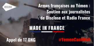 Ligue des droits de l’Homme : 17 ONG dénoncent les menaces de poursuites contre des journalistes enquêtant sur les armes françaises au Yémen