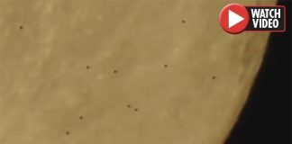 Une séquence montrant une flotte d’Ovnis passant devant la Lune constitue la meilleure preuve de l’année