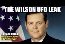 La plus grosse fuite de documents officiels sur le sujet OVNIS/ET. Richard Dolan analyse les notes de l’Admiral Wilson