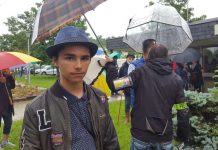 La Couronne : des manifestants mobilisées devant Camille Claudel pour la libération du CRS Marc Granié