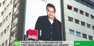 Ne trouvant pas de fake news de RT France, France Inter nous accuse de propagande