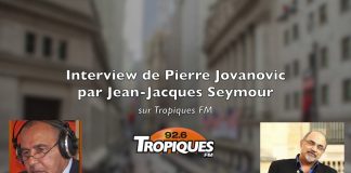 Interview P. Jovanovic sur Tropiques FM – Octobre 2019