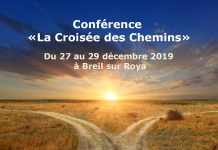 Conférence “La Croisée des Chemins” du 27 au 29 décembre 2019 à Breil sur Roya