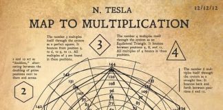 Les dessins perdus de Tesla révèle une carte géniale pour la multiplication