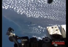 La Nasa filme un vaisseau qui suit la station spatiale internationale pendant 20 minutes !