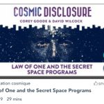 Émission « DIVULGATION COSMIQUE », l’intégrale. Saison 6, épisode 9/17 : « LA LOI UNE » ET LE PROGRAMME SPATIAL SECRET