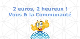 2 euros, 2 heureux : vous, et le site ;)