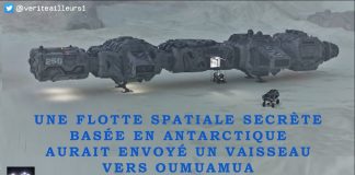 Une flotte spatiale secrète basée en Antarctique aurait envoyé un vaisseau vers Oumuamua …