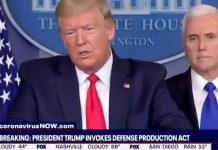 Le discours télévisé de Trump et ses tweets sont clairs