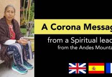 Le message d’une prêtresse des Andes à tous les travailleurs de Lumière