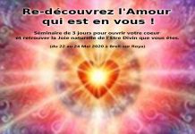 Re-découvrez l’Amour qui est en vous ! – Nouvel évènement au centre “Ici et Maintenant” de Breil-sur-Roya du 22 au 24 Mai 2020