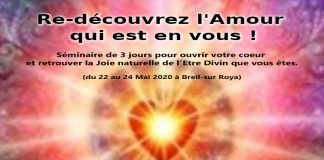 Re-découvrez l’Amour qui est en vous ! – Nouvel évènement au centre “Ici et Maintenant” de Breil-sur-Roya du 22 au 24 Mai 2020