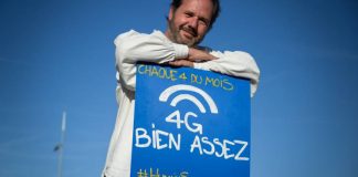 Manifestation “4G bien assez” du 4 Mai sur la place des Nations