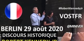 Discours historique de Robert Kennedy Jr. à Berlin le 29 août 2020