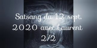 Satsang du 12 sept. 2020 avec Laurent 2/2