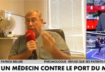 Un pneumologue contre le port du masque témoigne de l’hérésie sur Cnews