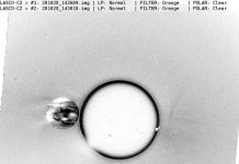 Un objet céleste immense capturé par le téléscope héliosphérique stéréo A et stéréo B en Octobre…. Nibiru, vaisseau spatial ou autre ?