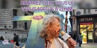 Le virus arrive a 21H00 Jésus