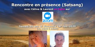 Rencontre en présence (Satsang) sur zoom le 31 oct. et 1er nov.