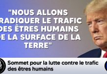 Trump : “Nous allons éradiquer le trafic des êtres humains de la surface de la terre”