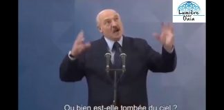 Le Président de Biélorussie expose le Nouvel Ordre Mondial