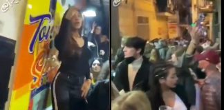 Hier soir à Naples…