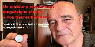 Encore un moteur à énergie libre confiné par le secret défense. L’ état tue donc volontairement ,via la pollution.