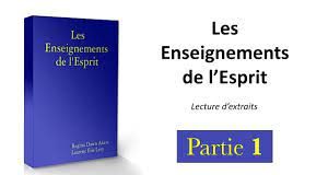Les Enseignements de l’Esprit – Lecture d’extraits