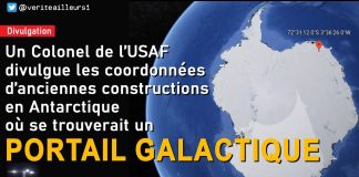 Révélation de Coordonnées où se trouverait un Portail Galactique en Antarctique