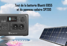 Test de la batterie Bluetti EB55 et du panneau solaire SP200